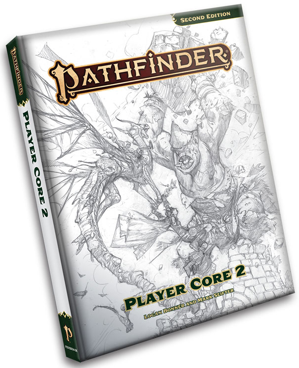 Pathfinder Remastered Player Core 2 Sketch-HC (Second Edition)