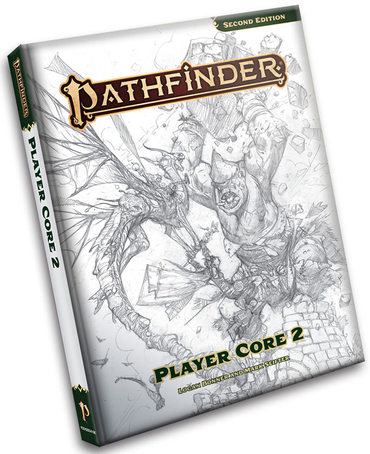 Pathfinder Remastered Player Core 2 Sketch-HC (Second Edition)