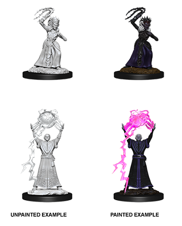 D&D Nolzur's Marvelous Miniatures W12: Drow Mage/Drow Priestess