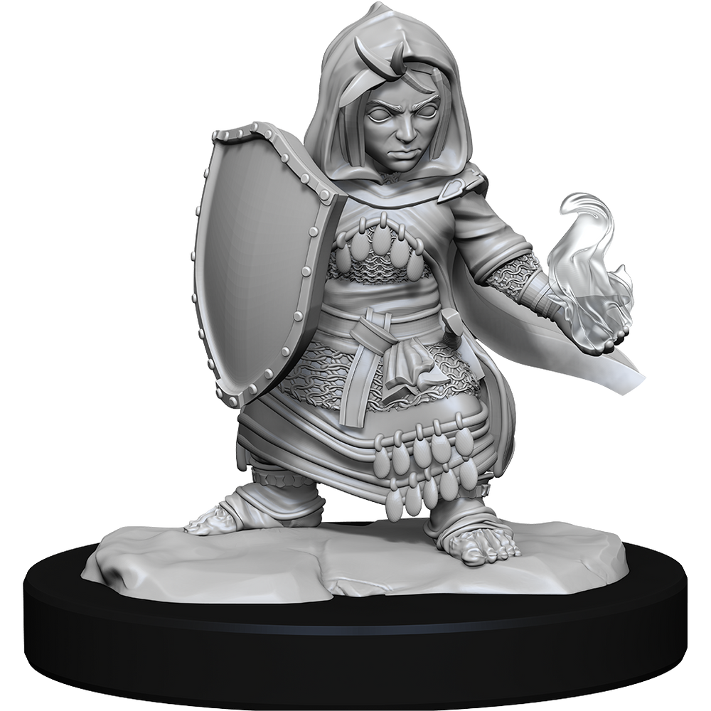 Pathfinder Unpainted Miniatures: Female Halfling Cleric
