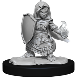 Pathfinder Unpainted Miniatures: Female Halfling Cleric