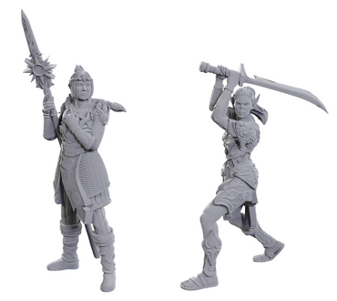 D&D Unpainted Miniatures: Special Edition Baldur's Gate 3 - Lae'zel & Shadowheart