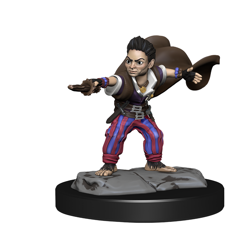 Pathfinder Unpainted Miniatures: Male Halfling Wizard