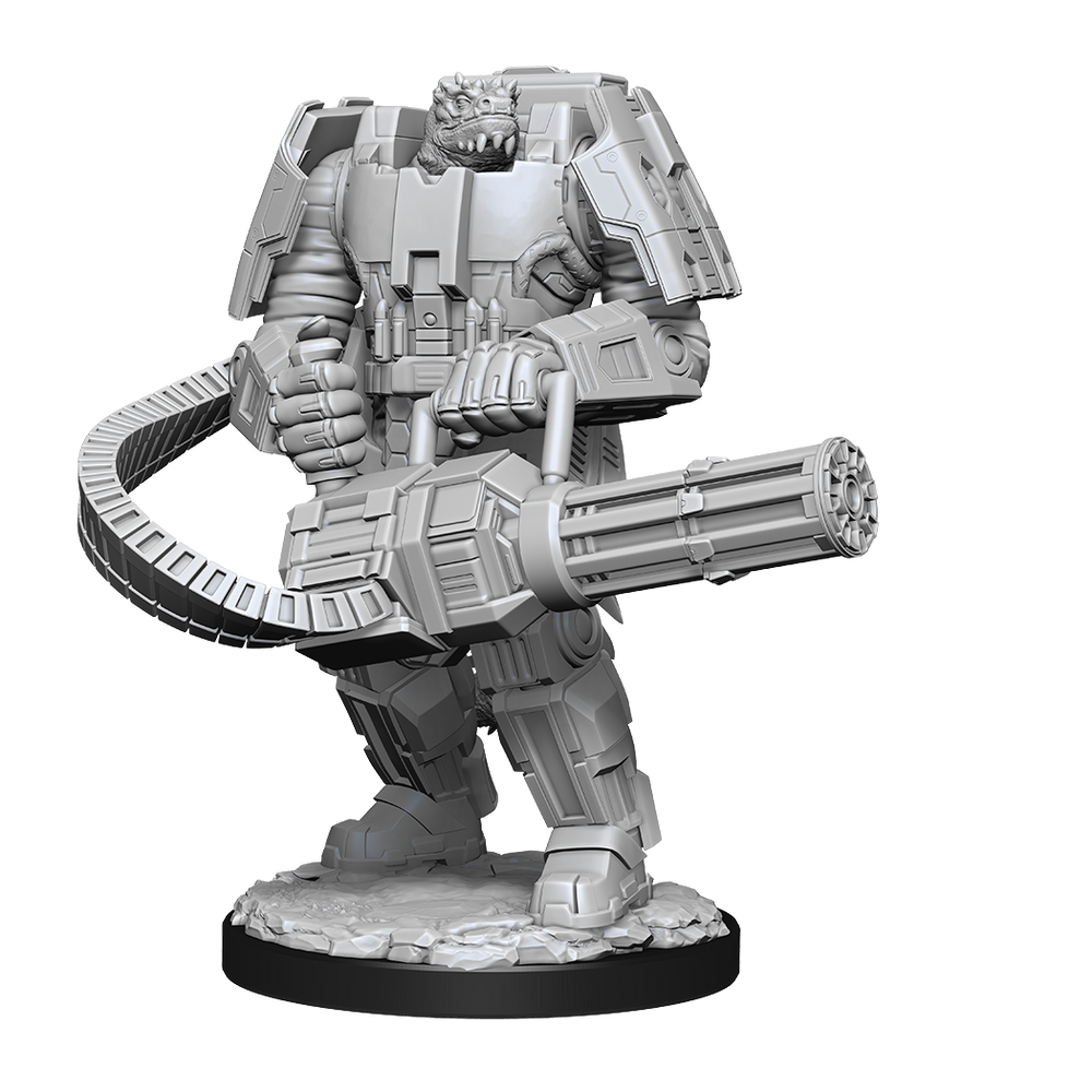 Starfinder Unpainted Miniatures: Vesk Soldier