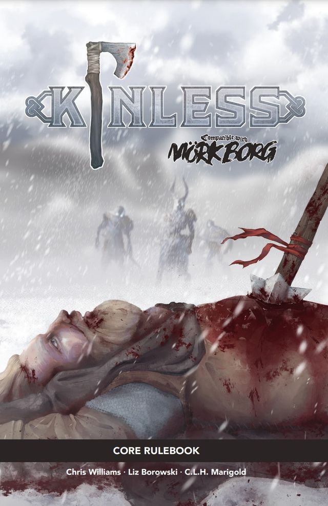 Kinless Solo Viking RPG Softcover (Mork Borg)