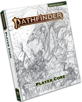 Pathfinder Remastered Player Core Sketch-HC (Second Edition)