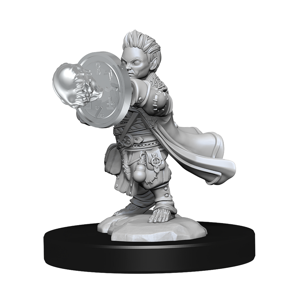 Pathfinder Unpainted Miniatures: Male Halfling Wizard