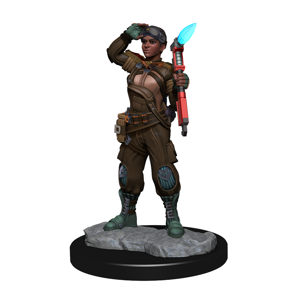 Starfinder Unpainted Miniatures: Human Mechanic