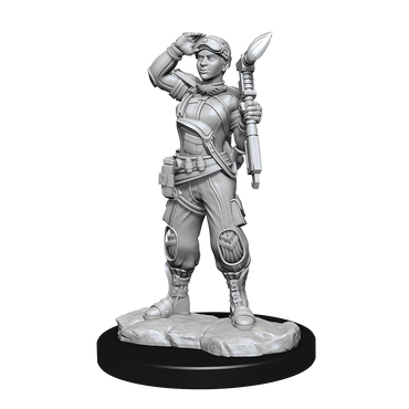 Starfinder Unpainted Miniatures: Human Mechanic
