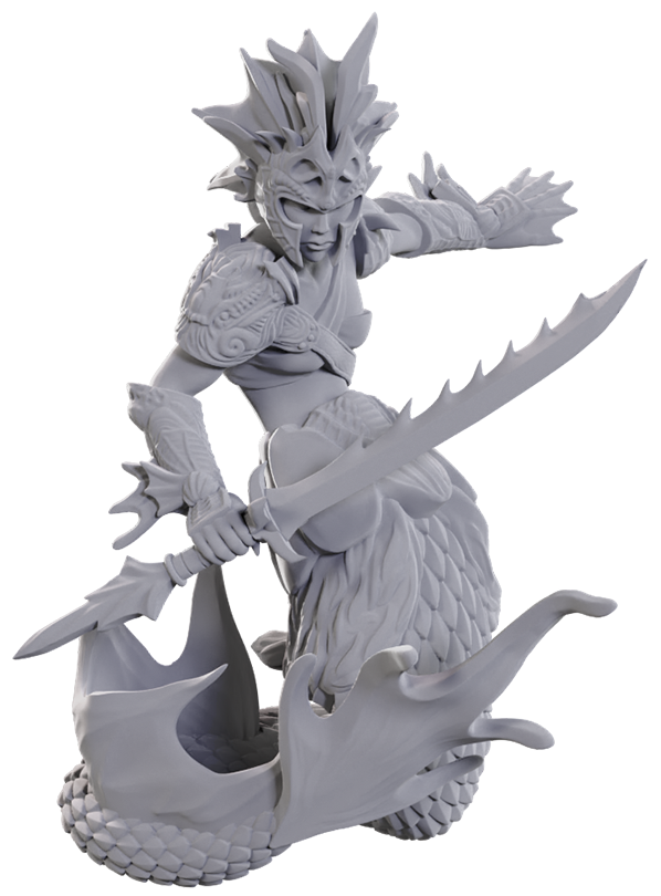 WizKids Unpainted Miniatures: Merfolk Scout