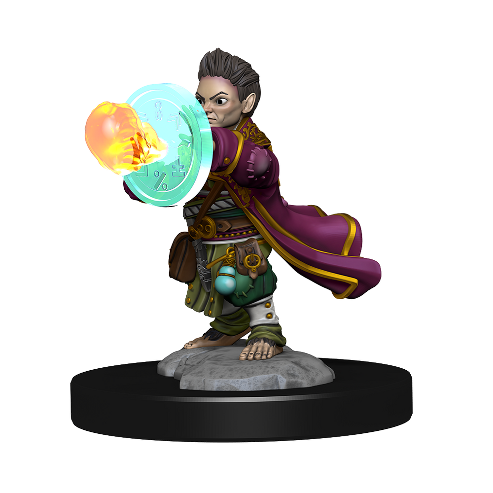 Pathfinder Unpainted Miniatures: Male Halfling Wizard