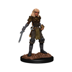 Pathfinder Unpainted Miniatures: Human Fighter Female