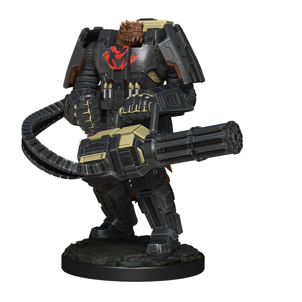 Starfinder Unpainted Miniatures: Vesk Soldier