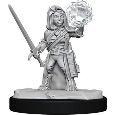 Pathfinder Unpainted Miniatures: Female Halfling Cleric