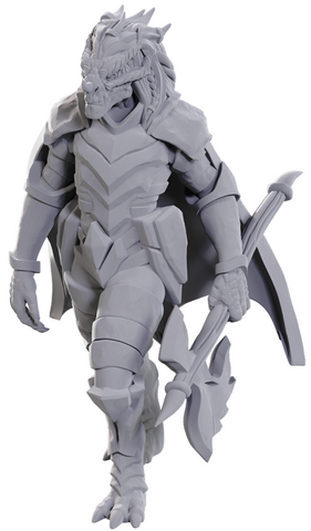 WizKids Unpainted Miniatures: Dragonborn of Tiamat