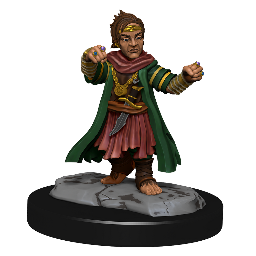 Pathfinder Unpainted Miniatures: Male Halfling Monk