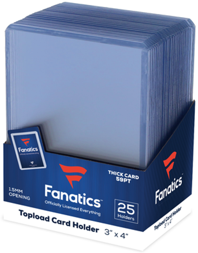 Fanatics Topload Card Holder 59PT - 25ct
