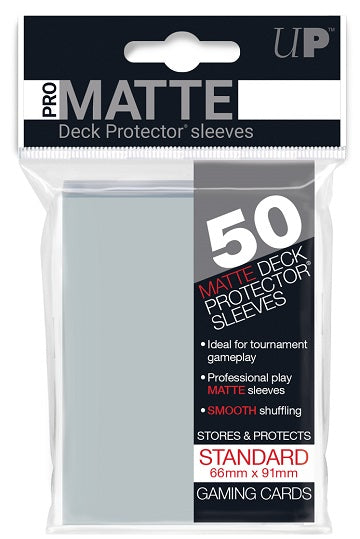 Pro-Matte Deck Protector Sleeves - Clear 50ct