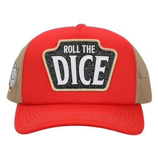 D&D Roll The Dice Red Khaki Snapback