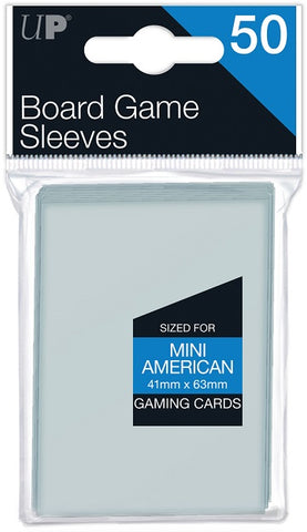 Board Game Sleeves -Mini American (41mm x 63mm) 50ct