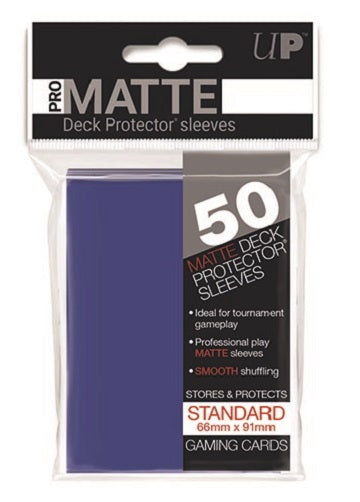 Pro-Matte Deck Protector Sleeves - Blue 50ct