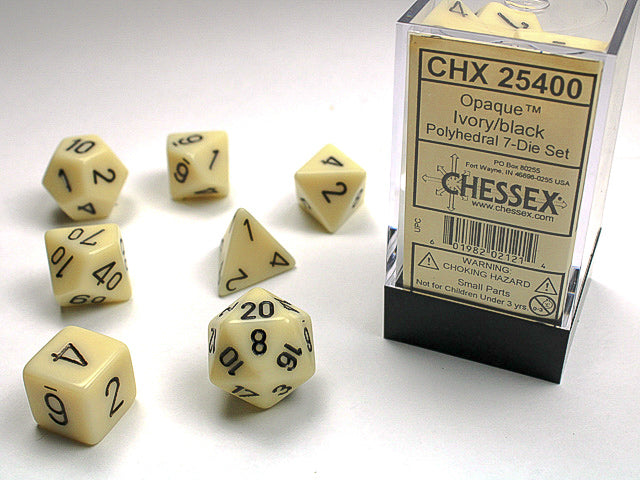 Opaque Polyhedral 7-Die Set