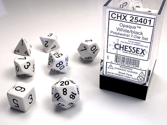 Opaque Polyhedral 7-Die Set