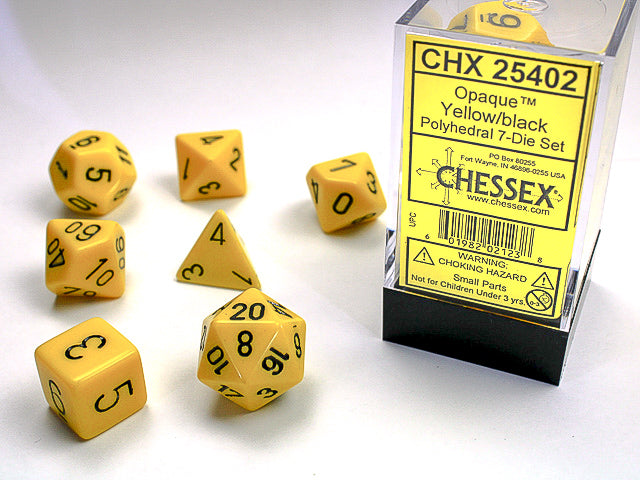 Opaque Polyhedral 7-Die Set