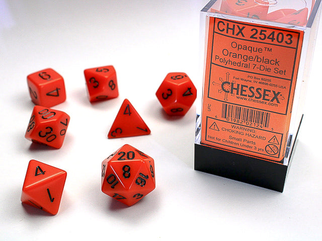 Opaque Polyhedral 7-Die Set