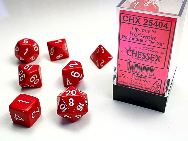 Opaque Polyhedral 7-Die Set
