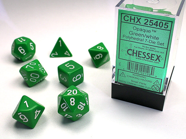 Opaque Polyhedral 7-Die Set