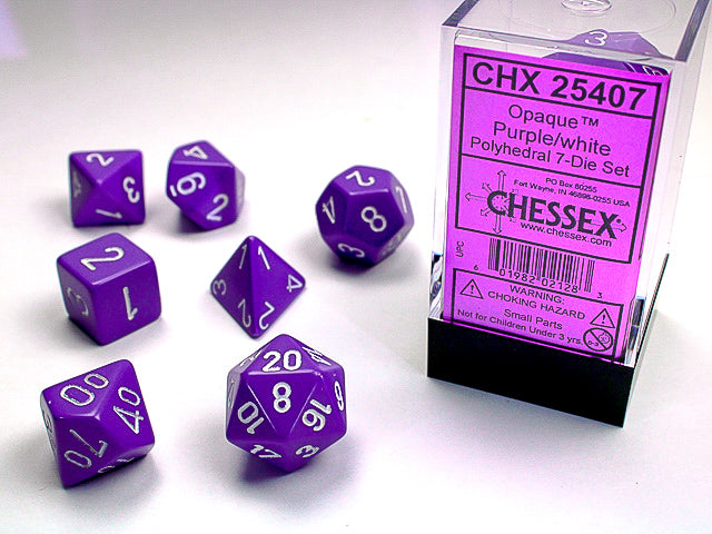 Opaque Polyhedral 7-Die Set