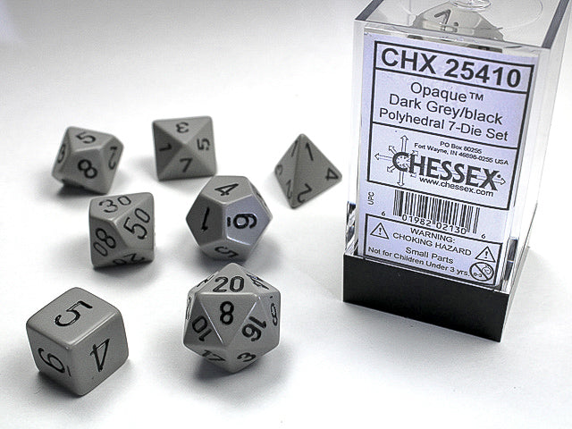 Opaque Polyhedral 7-Die Set