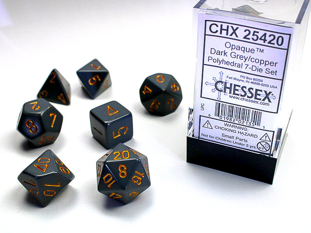 Opaque Polyhedral 7-Die Set