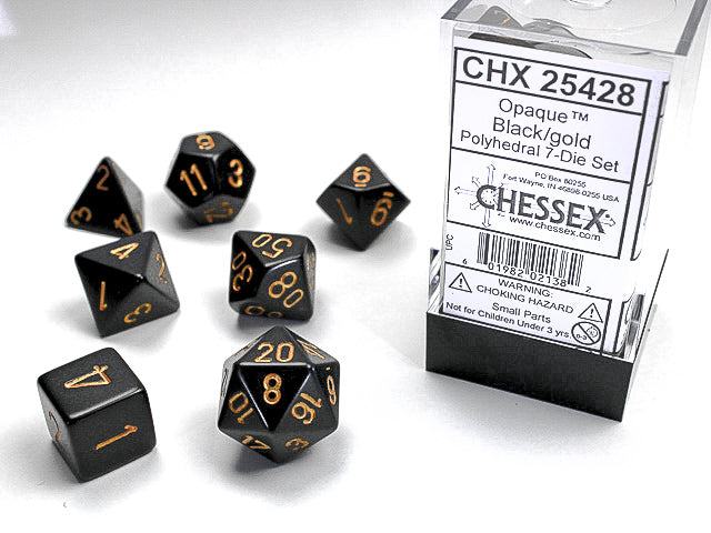 Opaque Polyhedral 7-Die Set