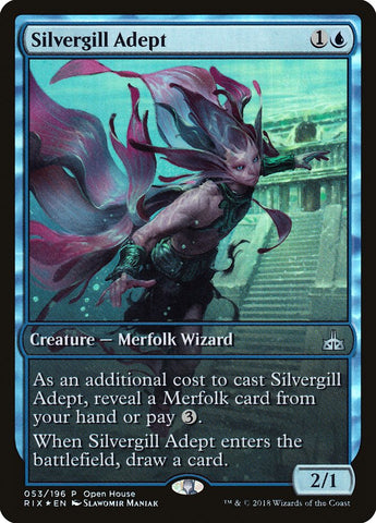 Silvergill Adept (Open House) (Extended) [Rivals of Ixalan Promos]