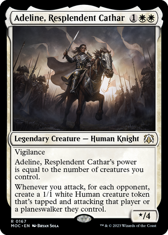 Adeline, Resplendent Cathar [March of the Machine Commander]