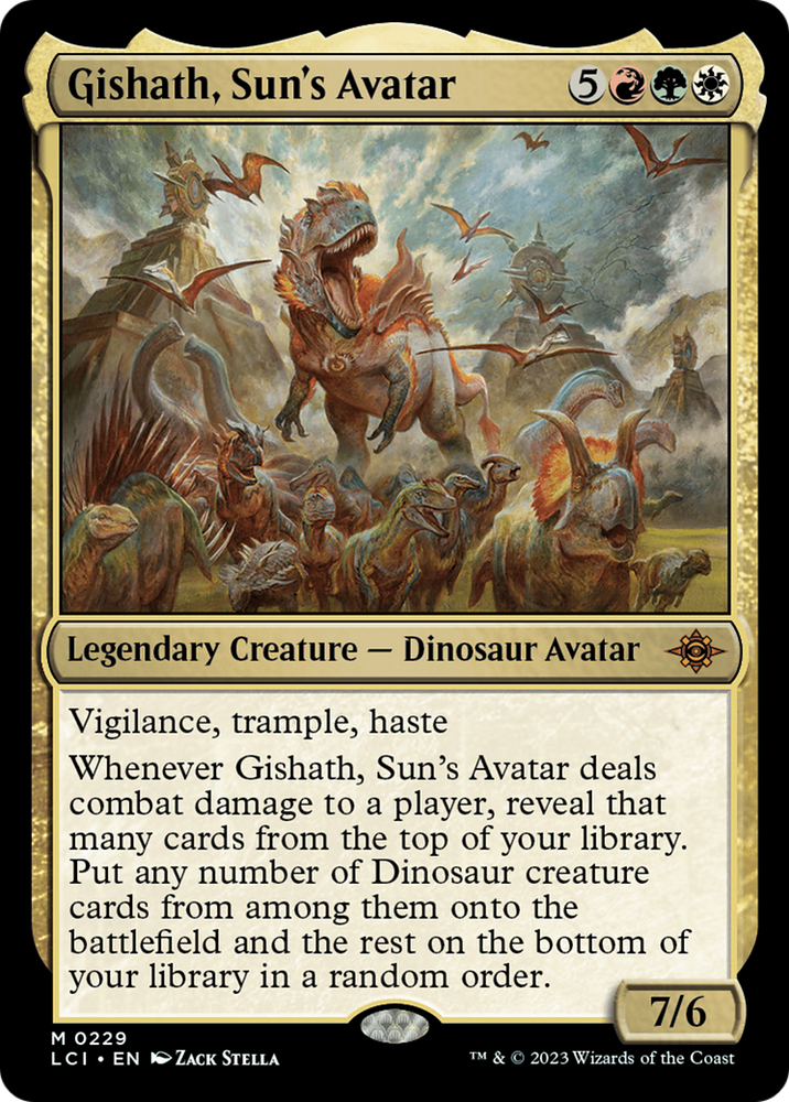 Gishath, Sun's Avatar [The Lost Caverns of Ixalan]