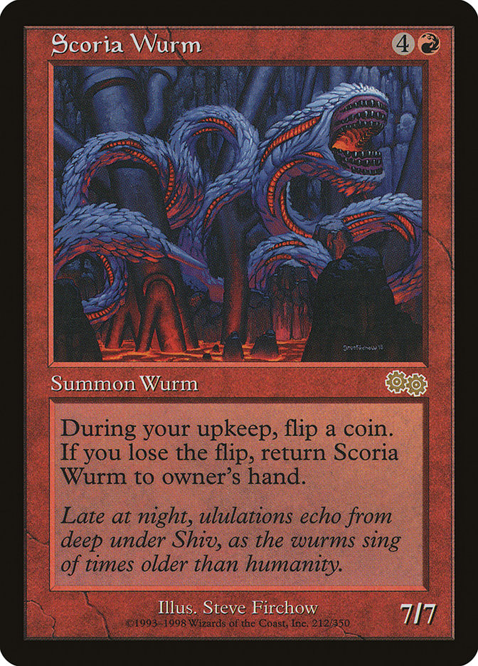 Scoria Wurm [Urza's Saga]