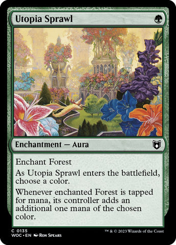Utopia Sprawl [Wilds of Eldraine Commander]