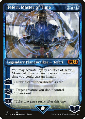 Teferi, Master of Time (Showcase) [Core Set 2021]