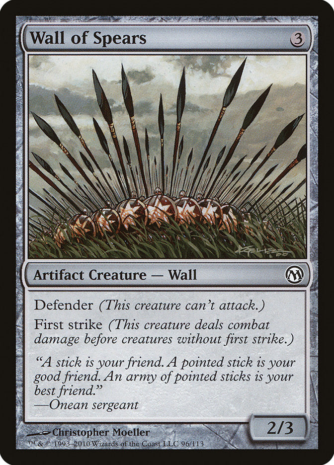 Wall of Spears [Duels of the Planeswalkers]