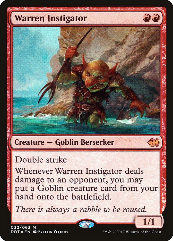 Warren Instigator [Duel Decks: Merfolk vs. Goblins]