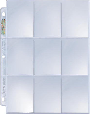 Platinum Series Hologram 9-Pocket Pages - 100ct
