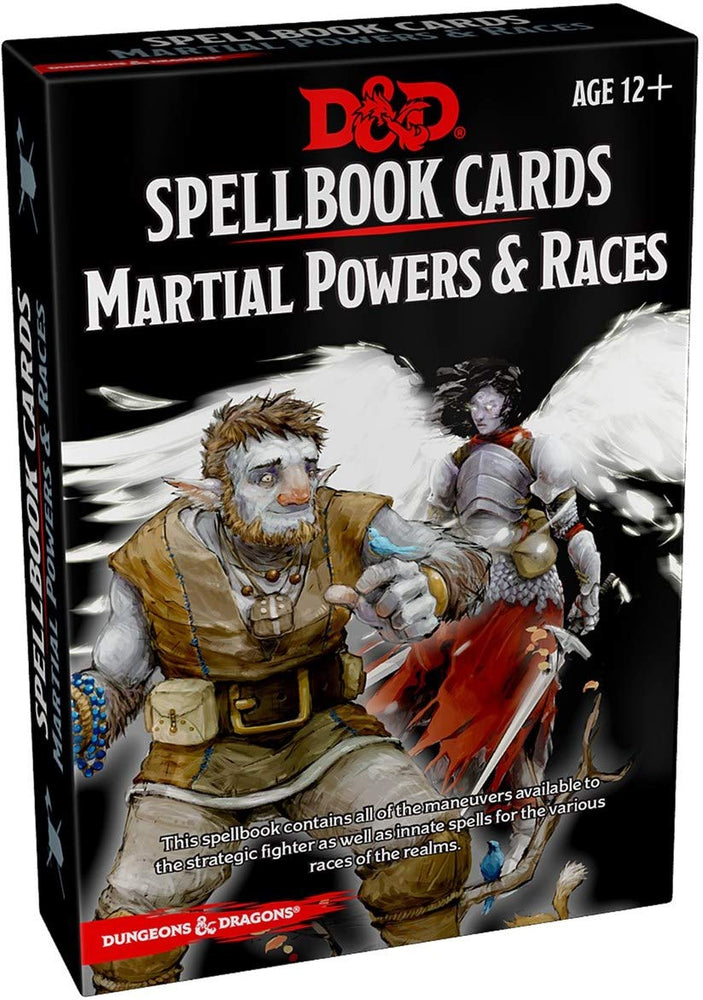 D&D Spellbook Cards: Martial Powers & Races