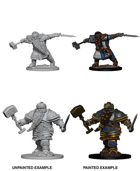 D&D Nolzur's Marvelous Miniatures: Dwarf Fighter (Male)