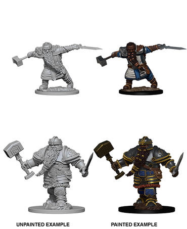 D&D Nolzur's Marvelous Miniatures: Dwarf Fighter (Male)