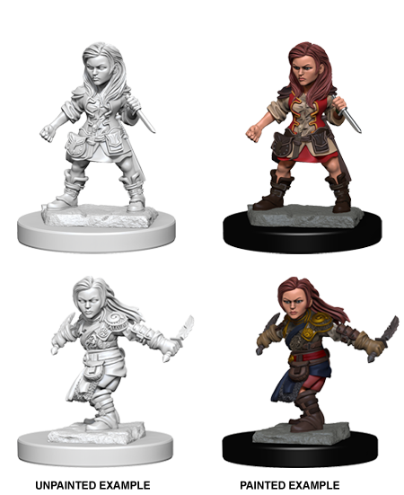 D&D Nolzur's Marvelous Miniatures: Halfling Rogue (Female)