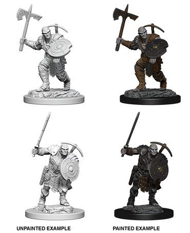 D&D Nolzur's Marvelous Miniatures: Earth Gensai FIghter (Male)