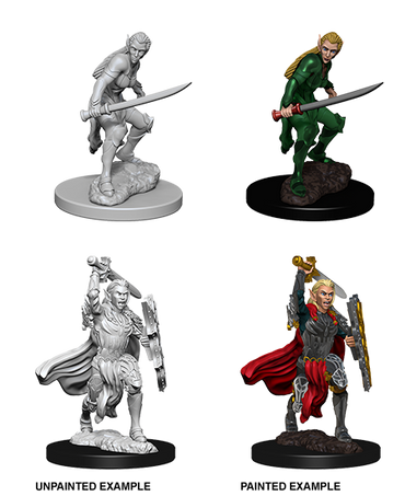 D&D Nolzur's Marvelous Miniatures: Elf Fighter (Female)